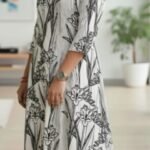 A- line top with lining&pocket -white