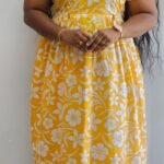 Feeding peter pan collar -yellow