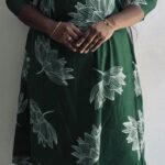 A Line Top Plus Bottom Dark Green