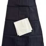 under skirt -2 piece cream+black