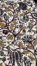 F-Palazzo Maroon+yellow - Image 2