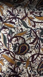 -Palazzo Maroon+yellow - Image 2