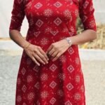 Feeding Kurthi Red